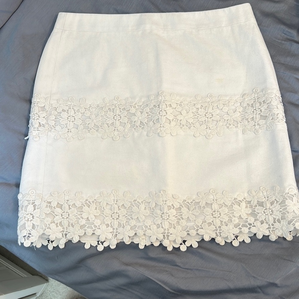 JCrew skirt with beautiful detail